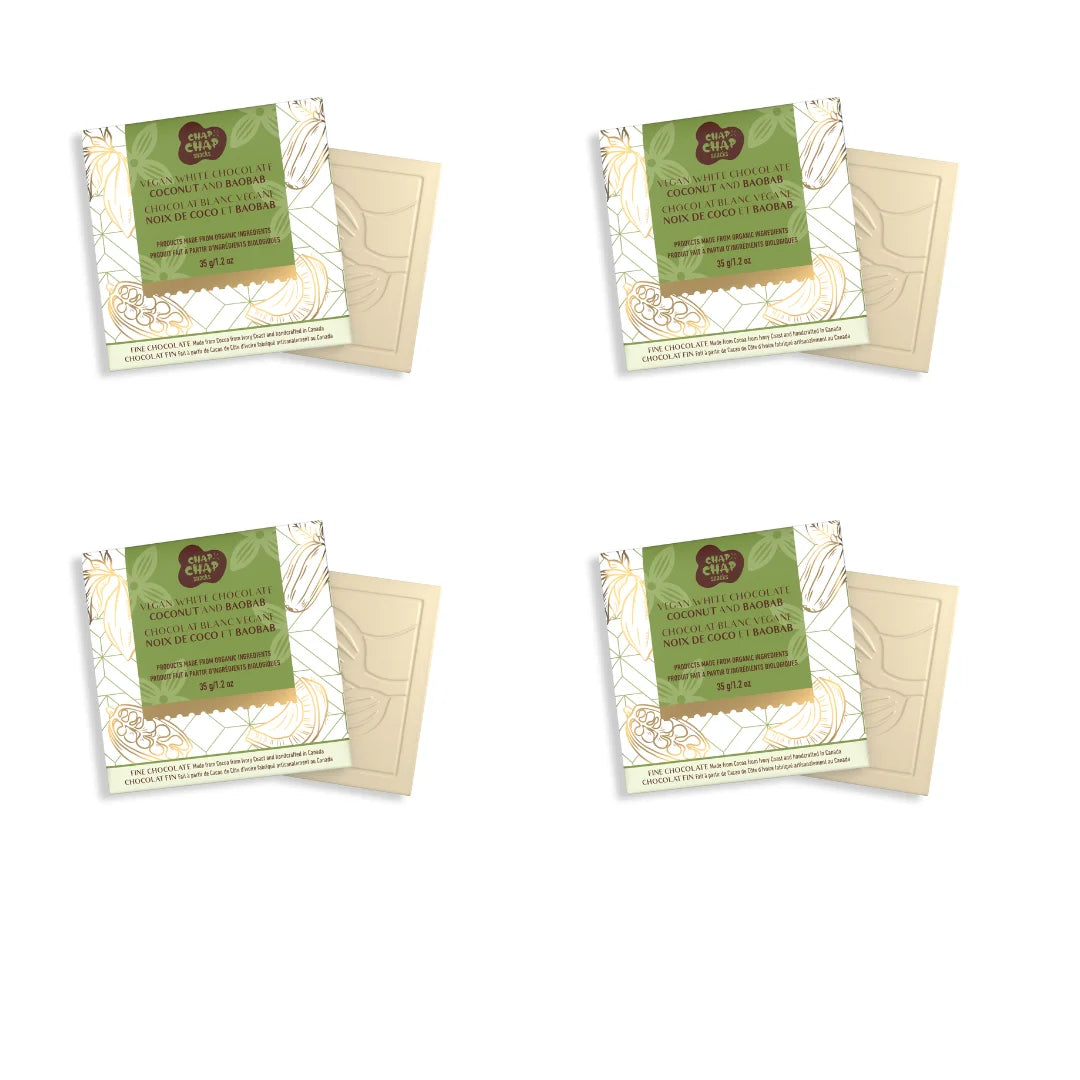 Coconut & Baobab Vegan White Chocolate