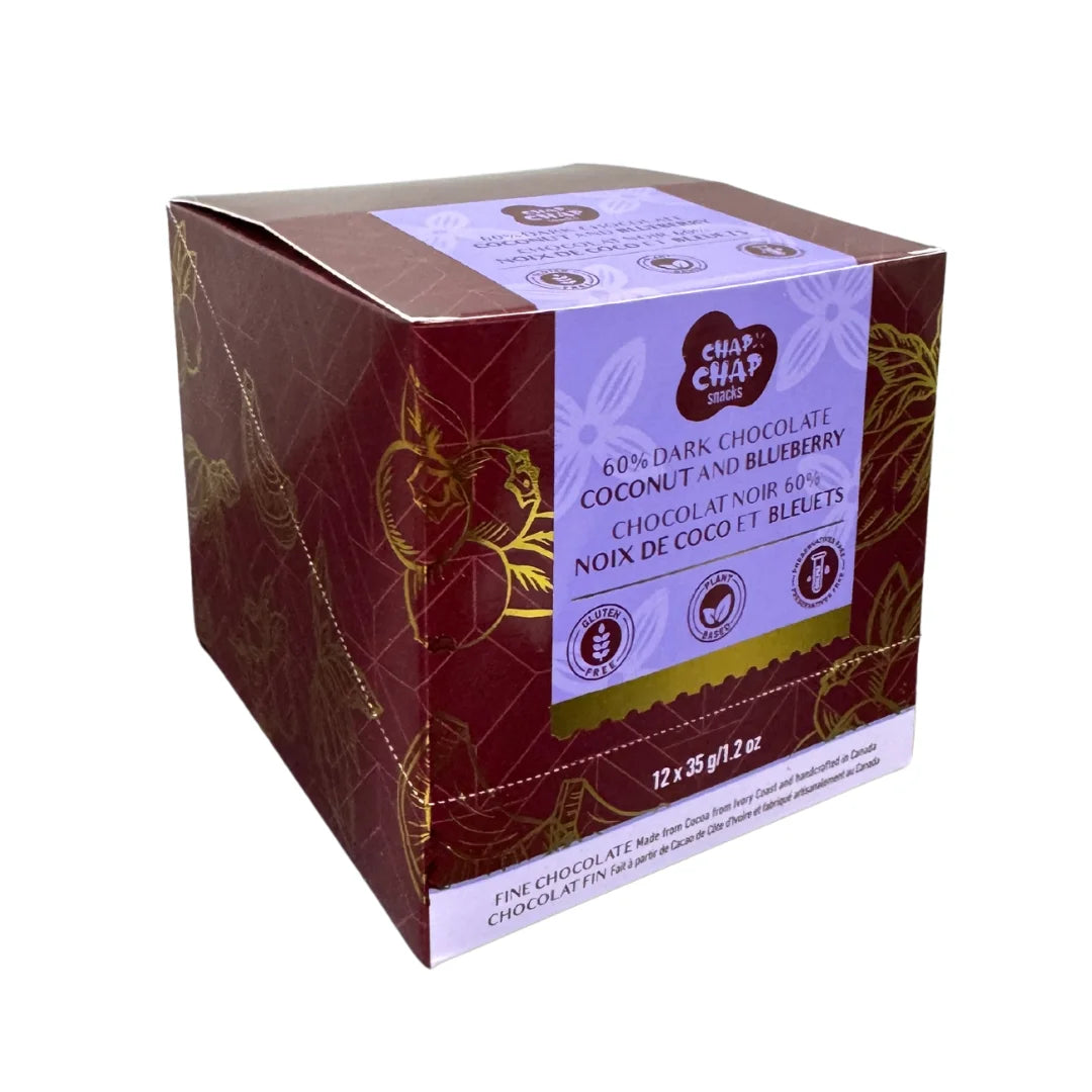 Coconut Blueberry Dark Chocolate