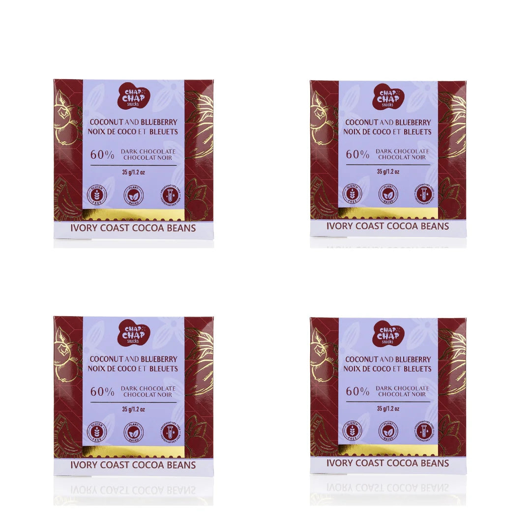 Coconut Blueberry Dark Chocolate