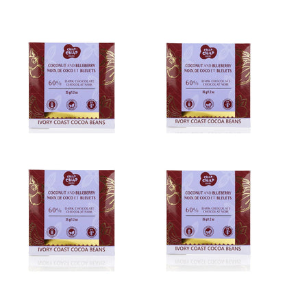 Coconut Blueberry Dark Chocolate