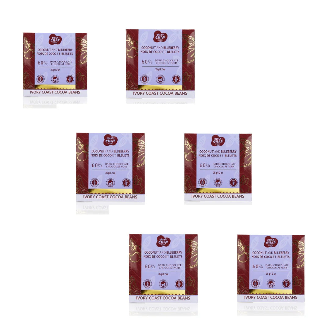 Coconut Blueberry Dark Chocolate