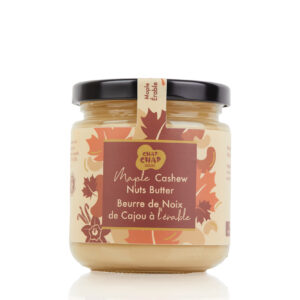 Chap Chap Snacks product photography of Maple Cashew Nut Butter